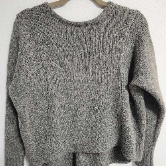 Helmut Lang Women's Gray Wool Camel Hair Sweater Small - Picture 1 of 5